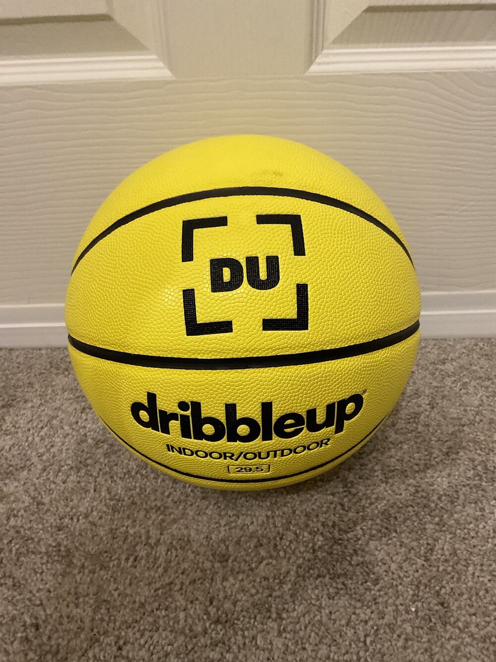 DribbleUp Indoor Outdoor Smart Basketball 29.5 Full Size Yellow NWOT